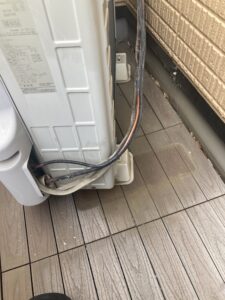 室外機の冷媒管